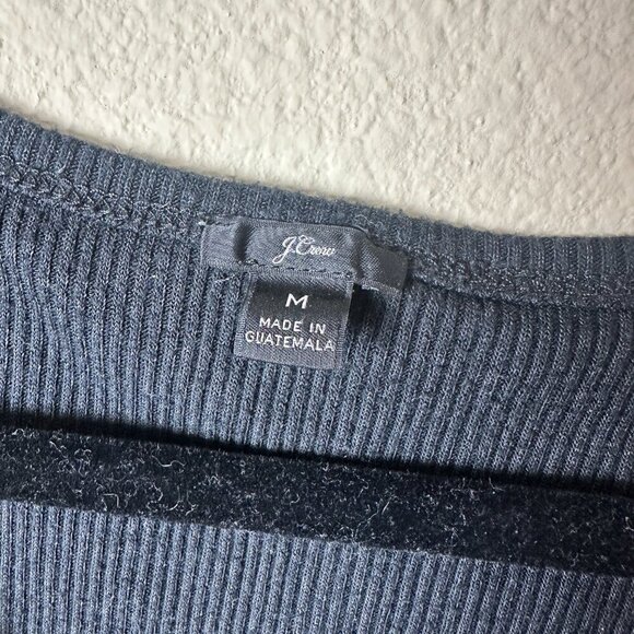 J. CREW Scoop Neck RIbbed Tank Top Black Size Medium - Picture 6 of 7
